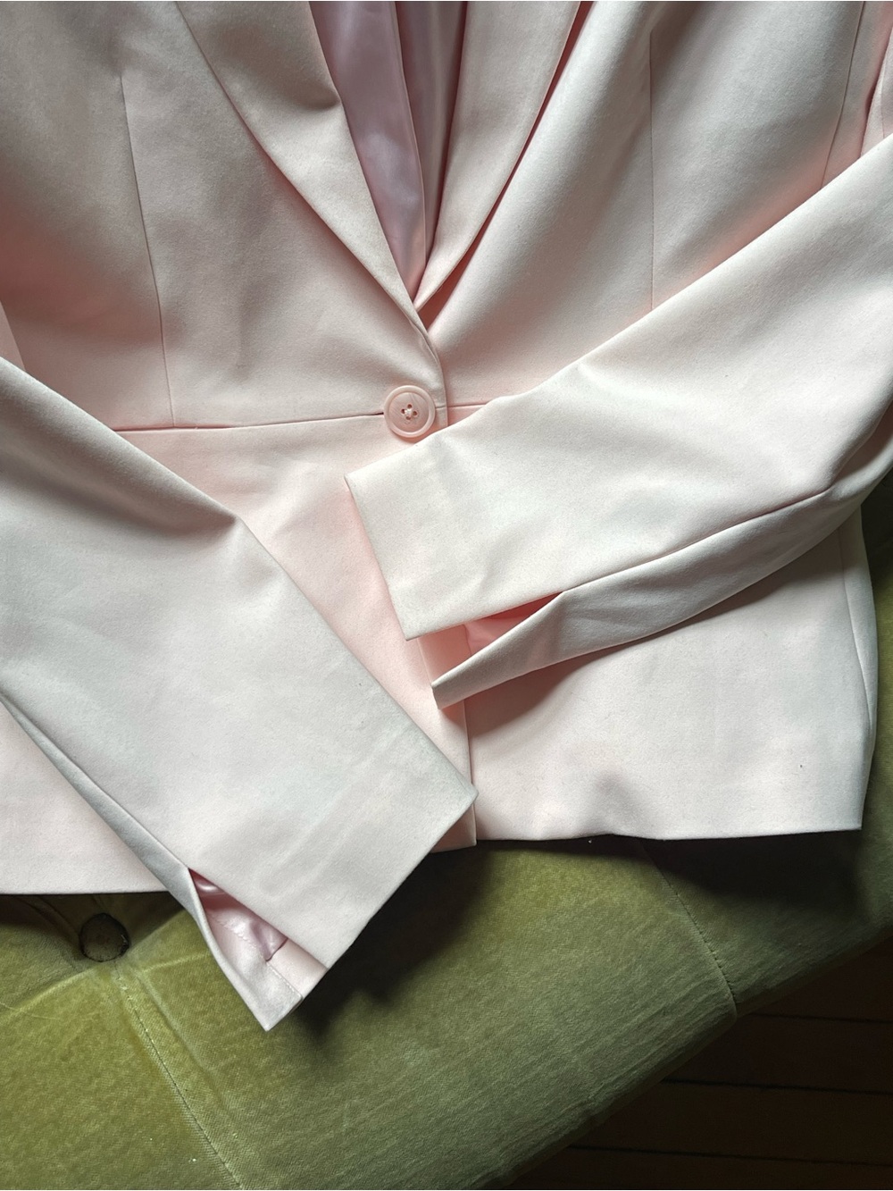 InWear 1969 Light Pink Single-Button Tailored Blazer - Picture 8 of 10